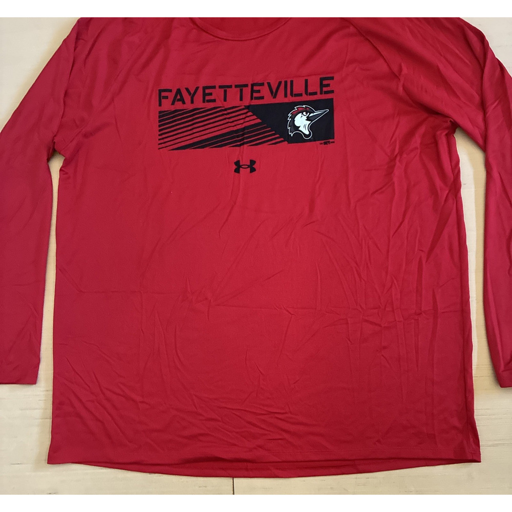 Under Armour Men's Size 3XL MiLB Fayetteville Woodpeckers Long Sleeve T-Shirt - Picture 9 of 11